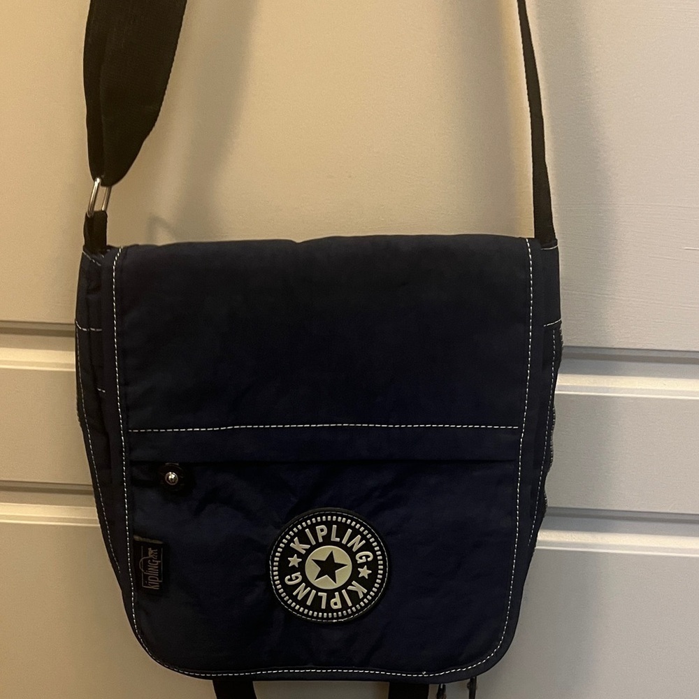 Kipling Dark Blue Messenger Bag vacation walking outdoors